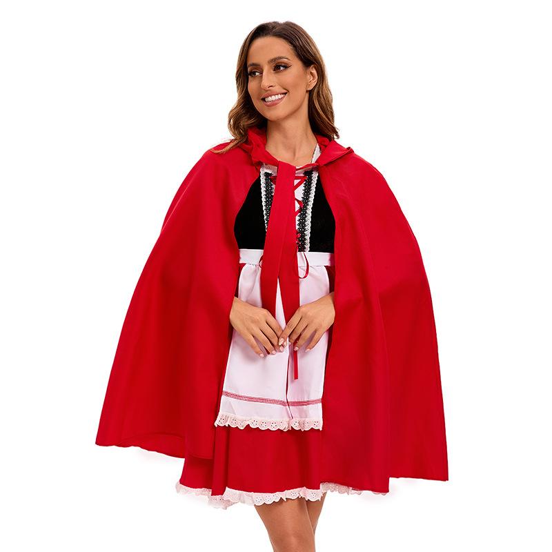 Little Red Riding Hood stage costume adult fairy tale cosplay costume XL