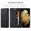 Premium Vintage Leather Wallet Case for Samsung Galaxy S21 Ultra - Flip Cover with Card Slots, Shockproof Retro Style (4 Colors)
