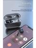 MAX50 Zinc Alloy Bluetooth Earphones with Dual Noise Cancelling and Fingerprint Touch - High Quality Wireless Earphones.