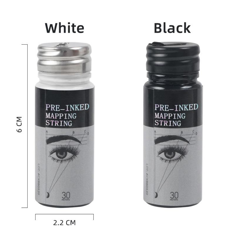 Pre-Inked Mapping String 30m Eyebrow Makeup Dyingliner Thread Microblading Semi-permanent Positioning Measurement Tattoo Tools