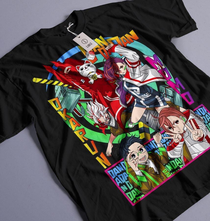 

Dandadan T-shirt Okarun Momo Ayase Okarun Exclusive Anime Gift Shirt All Size XL