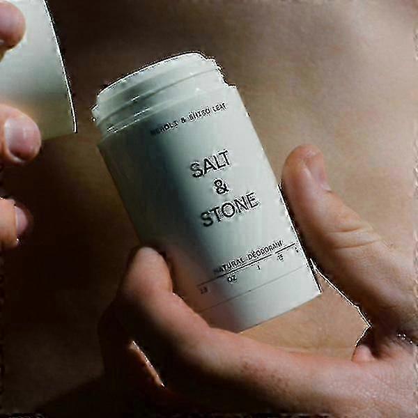 2025 Salt # Stone Unisex Black Oud Extra_Strength Aluminum-Free Deodorant # Black 1pcs