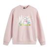 Li Ning Cute Everyday Round Neck Versatile Sweatshirt Fleece Long Pants Casual Sports Suit Women sweatshirt AWDUC52-4+AKLVB40-1