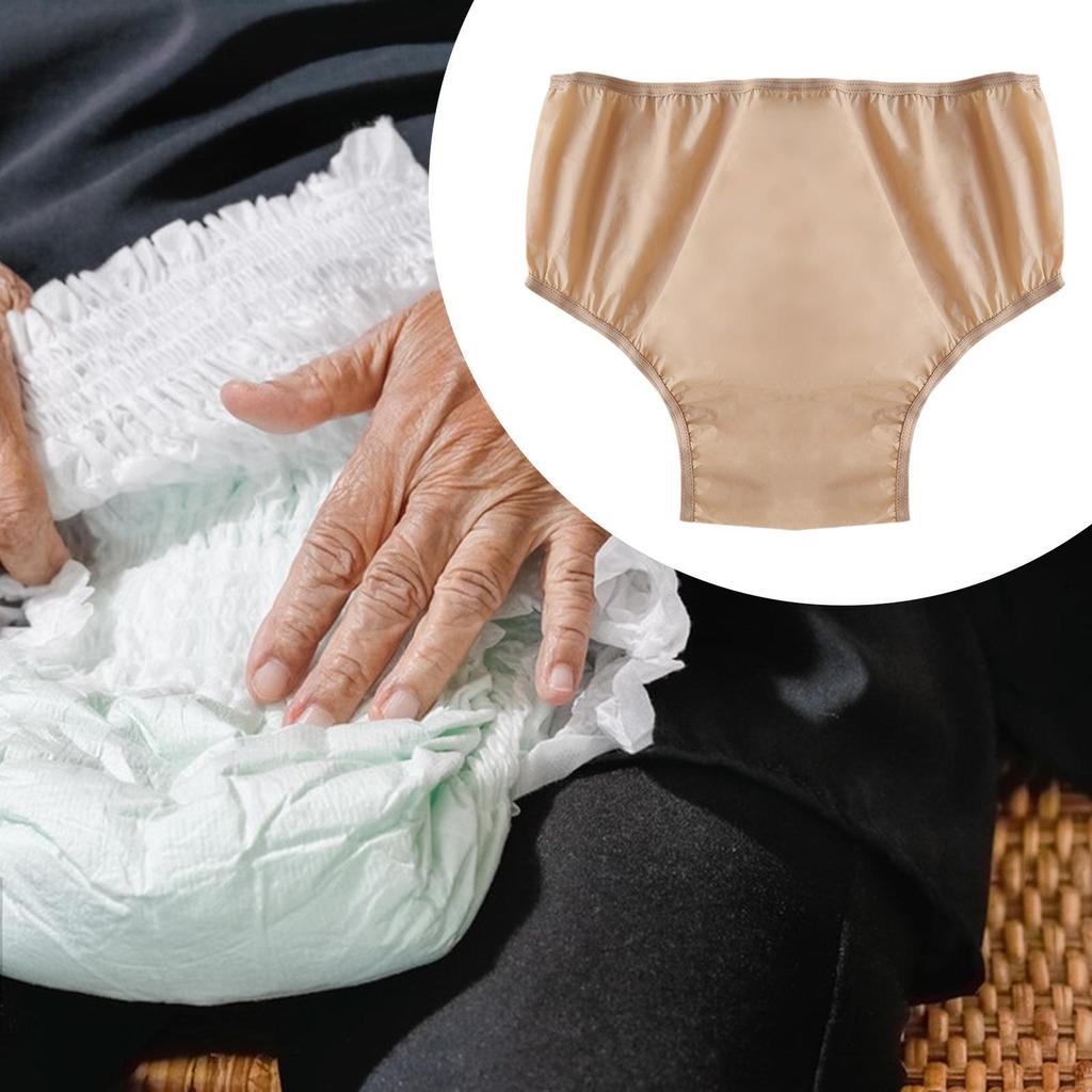 Incontinence Cover Pant Adults Diaper EVA Silent Elastic Pull On Underwear Soft Pants