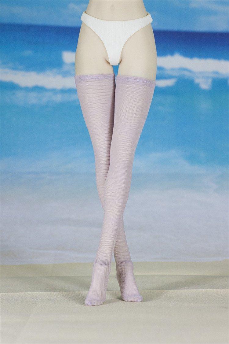 

[TOYBARJAPAN] Аксессуар для фигурки в масштабе 1/6 Женские сексуальные длинные чулки цвета глицинии (Нижнее белье и фигура не включены)