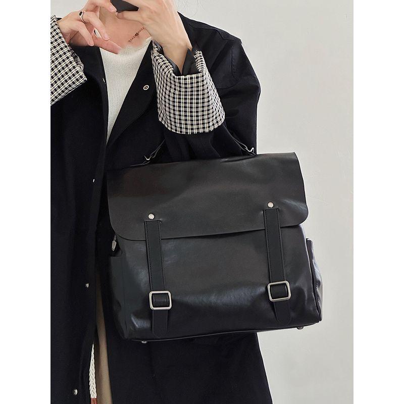 

New Arrival Backpack Women s Work Work Clothing Backpack Large Capacity Travel Laptop Bag Casual Easiest for Match Student Leather Schoolbag Black small size