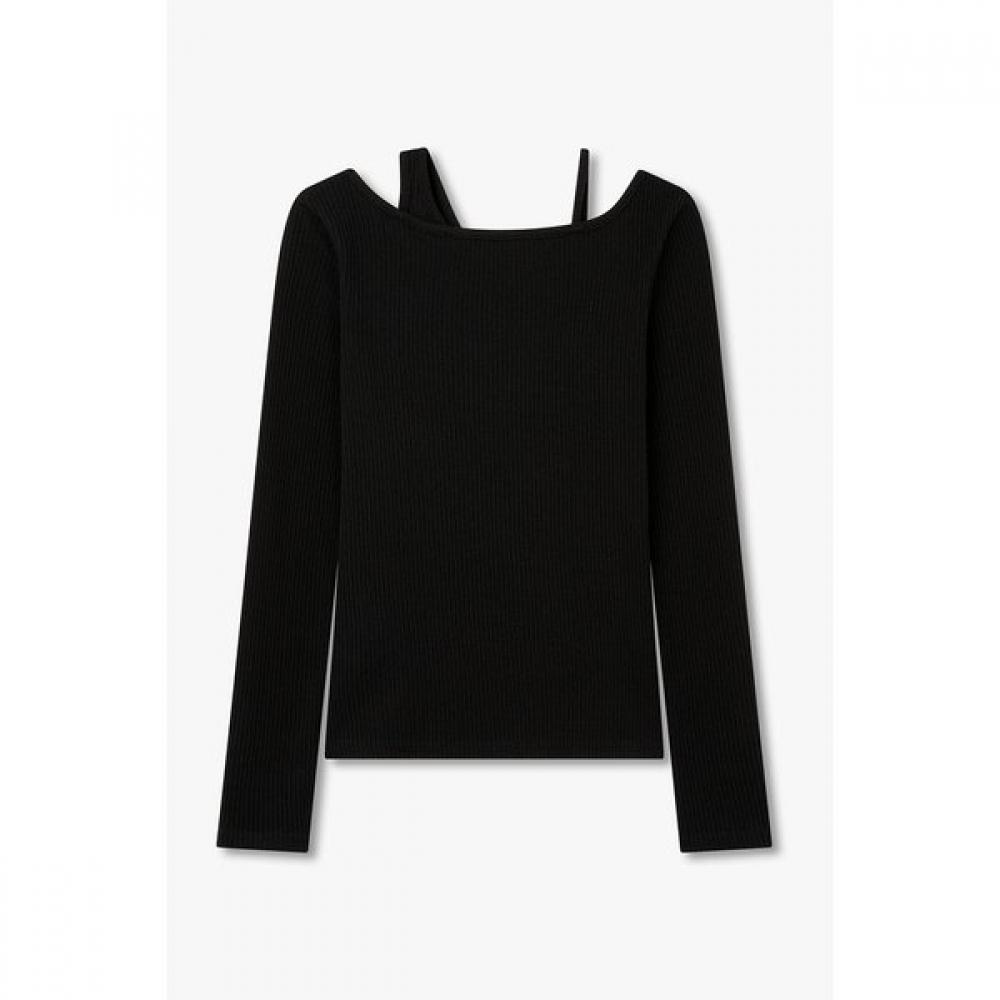Vov CuTouT DeTail Rib T shirT 7156340006