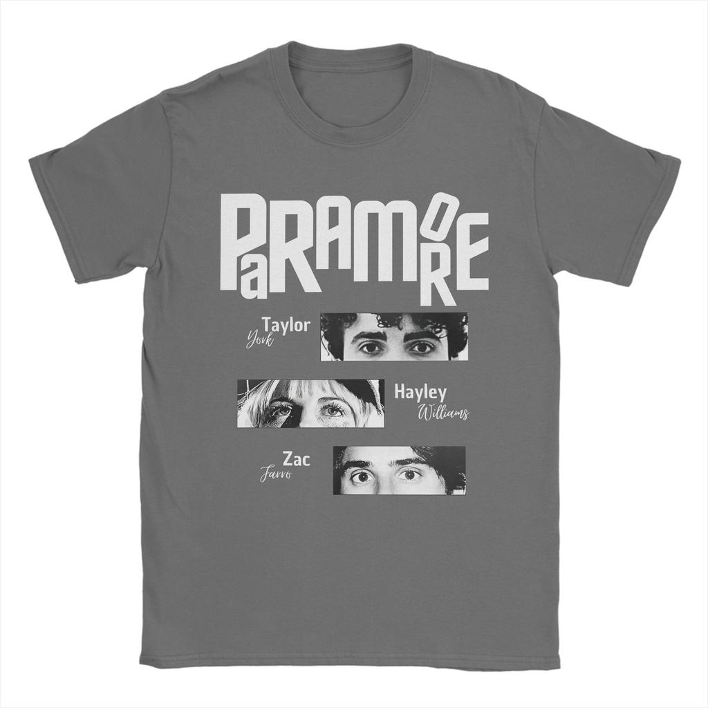 Rockband Paramore T-Shirts Herren Lustige Reine Baumwoll-Tees Rundhals Kurzarm T-Shirt Neuankömmling Kleidung
