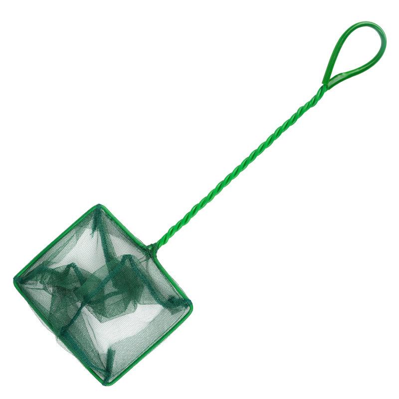 1pc Long Handle Square Fish Net Long Handle Square Accessories Fishbowl Landing Net Fishing Net Outdoors Crab Traps Fishing Tools