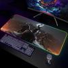 H-Hunt-Showdown Tappetino per Mouse da Gioco Tappetino da Scrivania RGB per Giocatori Tappetino per Tastiera Tappetini per Mouse LED per Computer Portatili da Gioco Protezione da Scrivania Tappetini per Mouse Anime