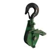 HONG JUN Single Wheel Wire Rope Pulley with Open Hook, 3 Ton