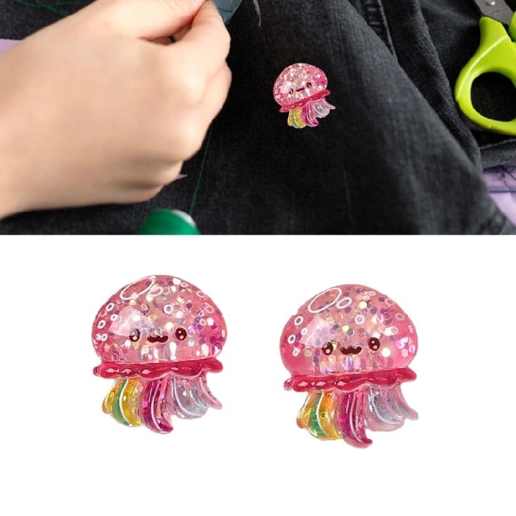 Pack Of 2/6 Sea Creature Resin Figurines Ornament for Craft Picture Frames Phone Case Scrapbooking and Hair Accessories