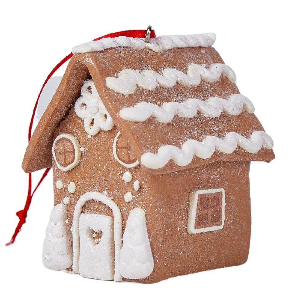 Fashion Christmas House Cute Hanging Ornament Christmas Tree Decoration Pendant  Xmas Tree