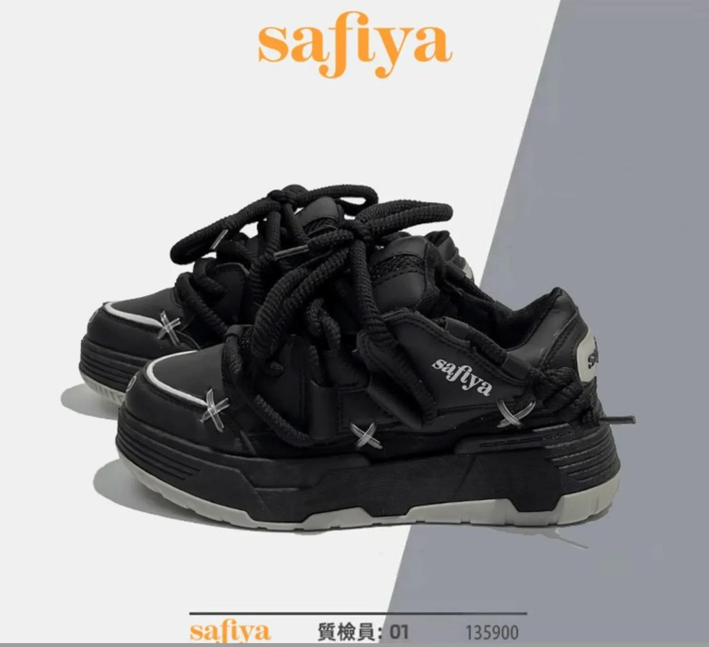 

2025 Жіноче взуття для бігу Милі кросівки Harajuku Нові сині кросівки на товстій платформі для студентів На відкритому повітрі Повсякденне рожеве Вулканізоване взуття 42 синій