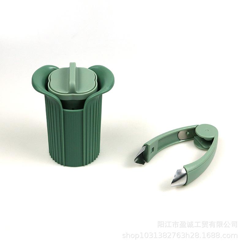 Multifunctional Fruit Splitter Cucumber Grape Slicing Artifact Strawberry Pineapple Pedicle Removal Tool Set