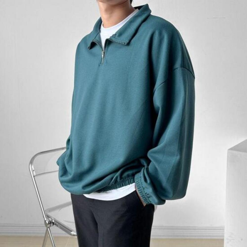Limid Men Collar Half Zip Daily Sweatshirt Dms Jua Q4802602