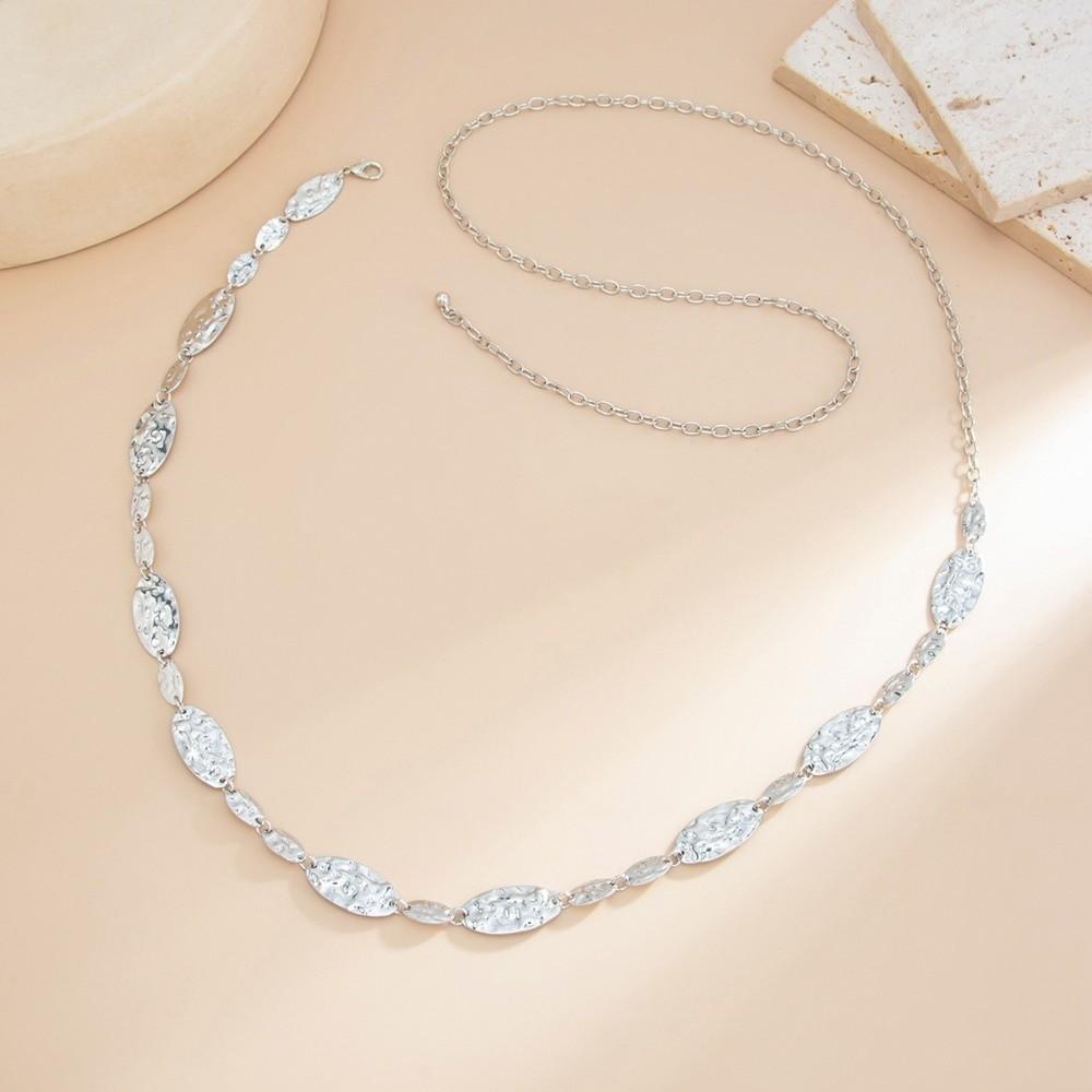 Geometric Waist Chain Oval-shaped Belly Chains Fashion Women Body Chain  Jewelry Gifts