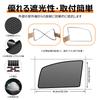 BLUESEATEC Sunshade Mesh Curtain with Magnetic Closure for Toyota Voxy Noah 80 Series 2014 October Side Covers Side 2 Pieces (January - 2020) -