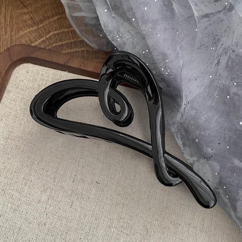 2024 Frosted Large Star Hair Clip - High-End Shark Clip Accessory for Women