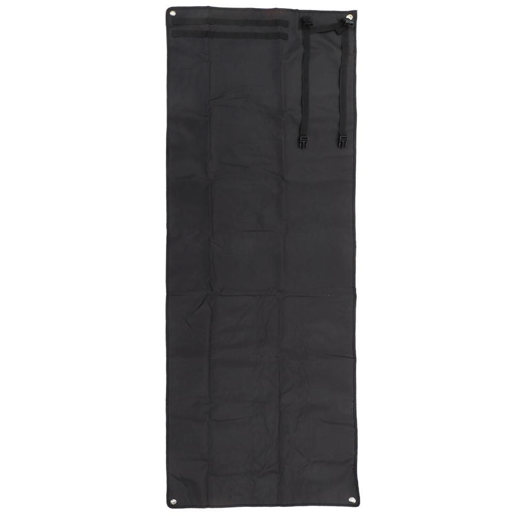 Outdoor Shooting Mat Roll Up Shooting Pad for Field Training Camping Double Sided Water Repellent Black