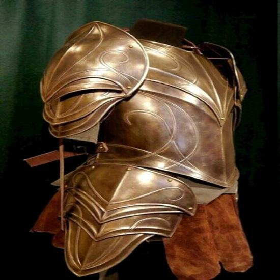 Medieval Lotr Elven Armor Cuirass With Pauldrons Bracers Tassets Costume, Battle Warrior Armour Sca Larp Cosplay Armor