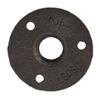6 Stück 1/2 Zoll Schwarze Gusseisenrohrfittings Bodenflansch BSP-Gewinde-B61B