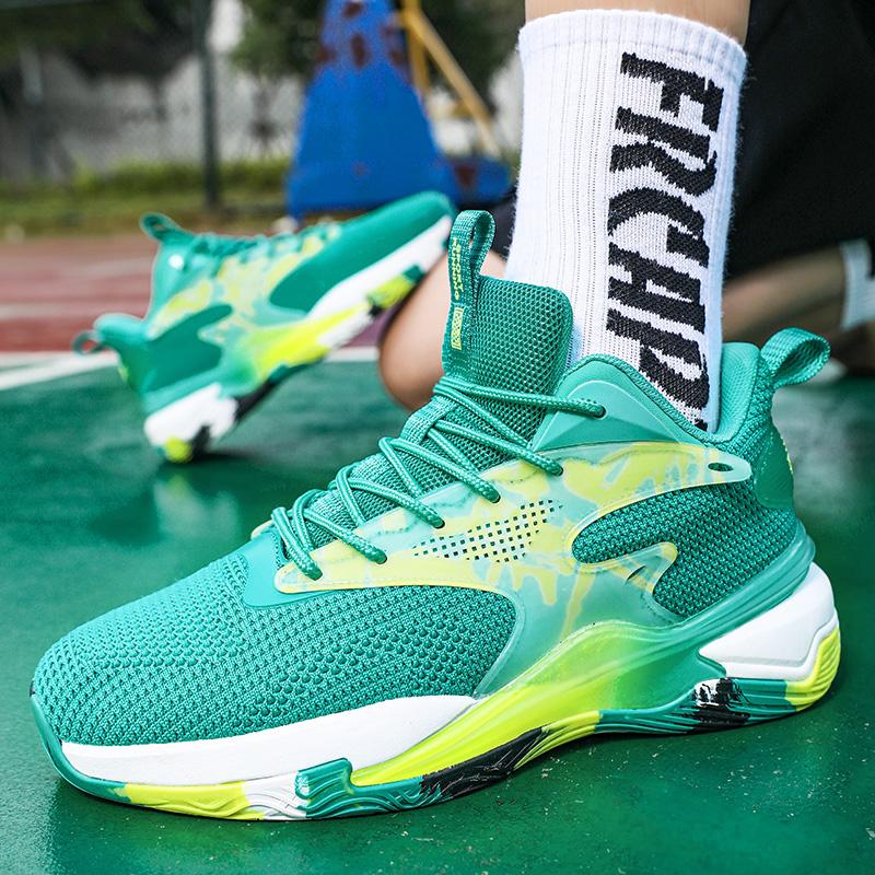 Fashion Men's Comfortable Basketball Shoes Sport Running Shoes Sneakers Men's Boots Size 39-46 main image 1