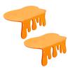 2Pcs Wall Mount Storage Shelf Strong Load-bearing Simple Installation Wall Floating Shelf Organizer Display Rack