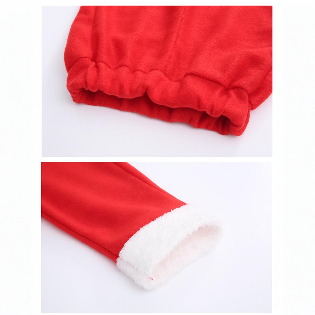 Weihnachts-Kinder-Aufführungskostüm-Set für Jungen und Mädchen