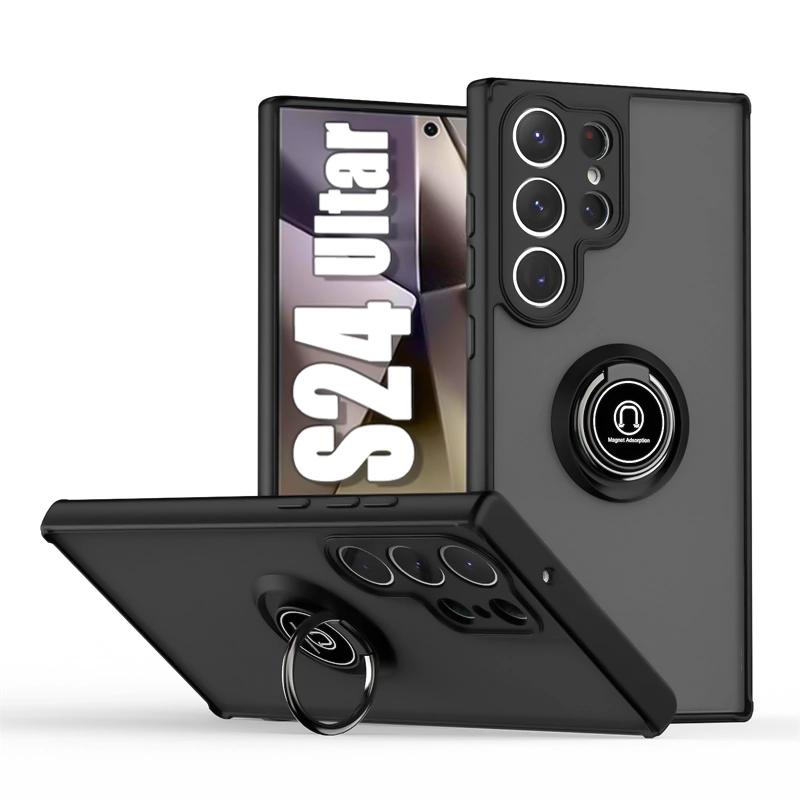 Magnetic Case For Samsung Galaxy S25 S24 S23 S21 S20 Ultra FE Ring Holder Funda For Samsung S24 S22 Note 10 Plus 20 Ultra Cover