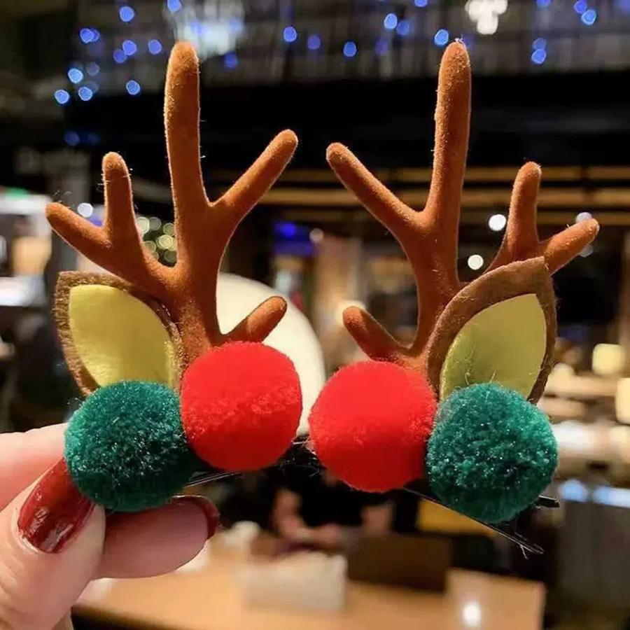 2026 New 7 Styles Cute Deer Antlers Hair Clip For Women Girl Lovely Hair Buckle Hairpins Children Headwear Hairgrip Economic