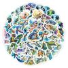 50 Cute Little Turtle Doodle Stickers Skateboard Suitcase Decoration Stickers Waterproof Creative Children Cartoon Stickers