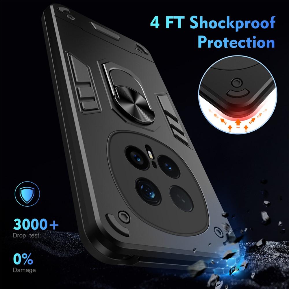 Case for Magic8 Pro 5G - TPU+PC, Black, With Stand