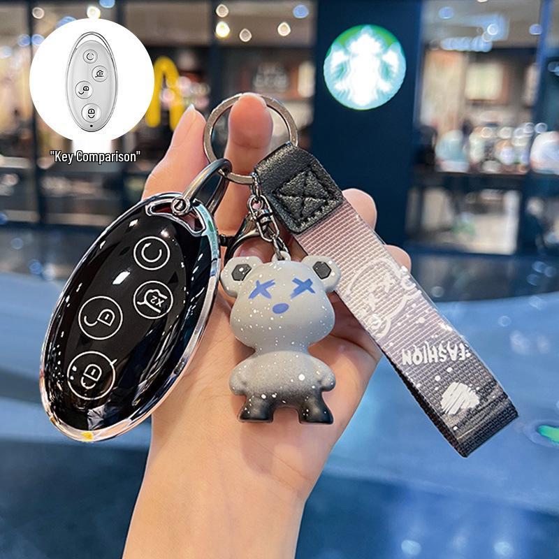 BYD Song Max/Yuan/Qin Pro/EV360/S7 Klasický kryt klíče od auta s přezkou.