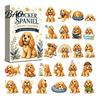 Cute Dog Theme Decor Advent Calendars 2026, 24 Days Christmas Countdown Calendar with 2D Acrylic Hanging Ornaments Ornament, Collectible Animal
