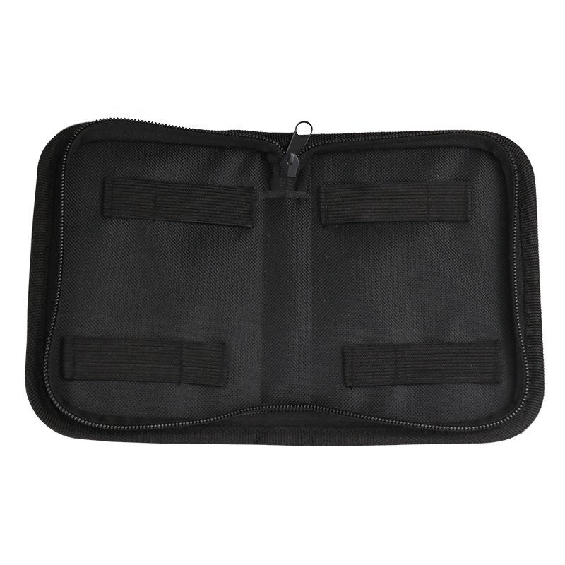 Compact Faux Leather/Oxford Multi-tool Pliers Kit with Zippered Stylish Tool Bag