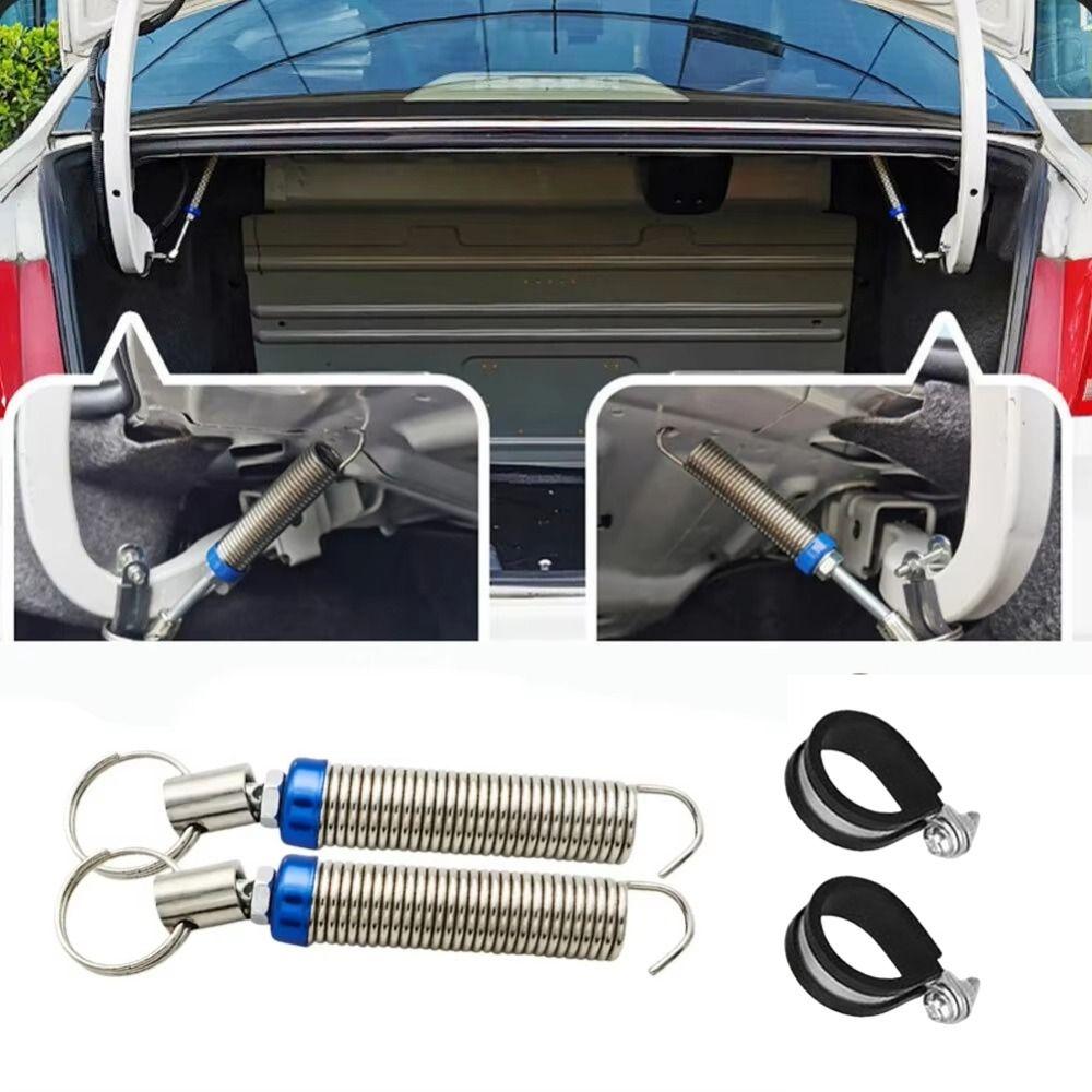 2/4Pcs Metal Springs Trunk Spring Lifting Device Adjustable Trunk Lifter  Rear Car Spring
