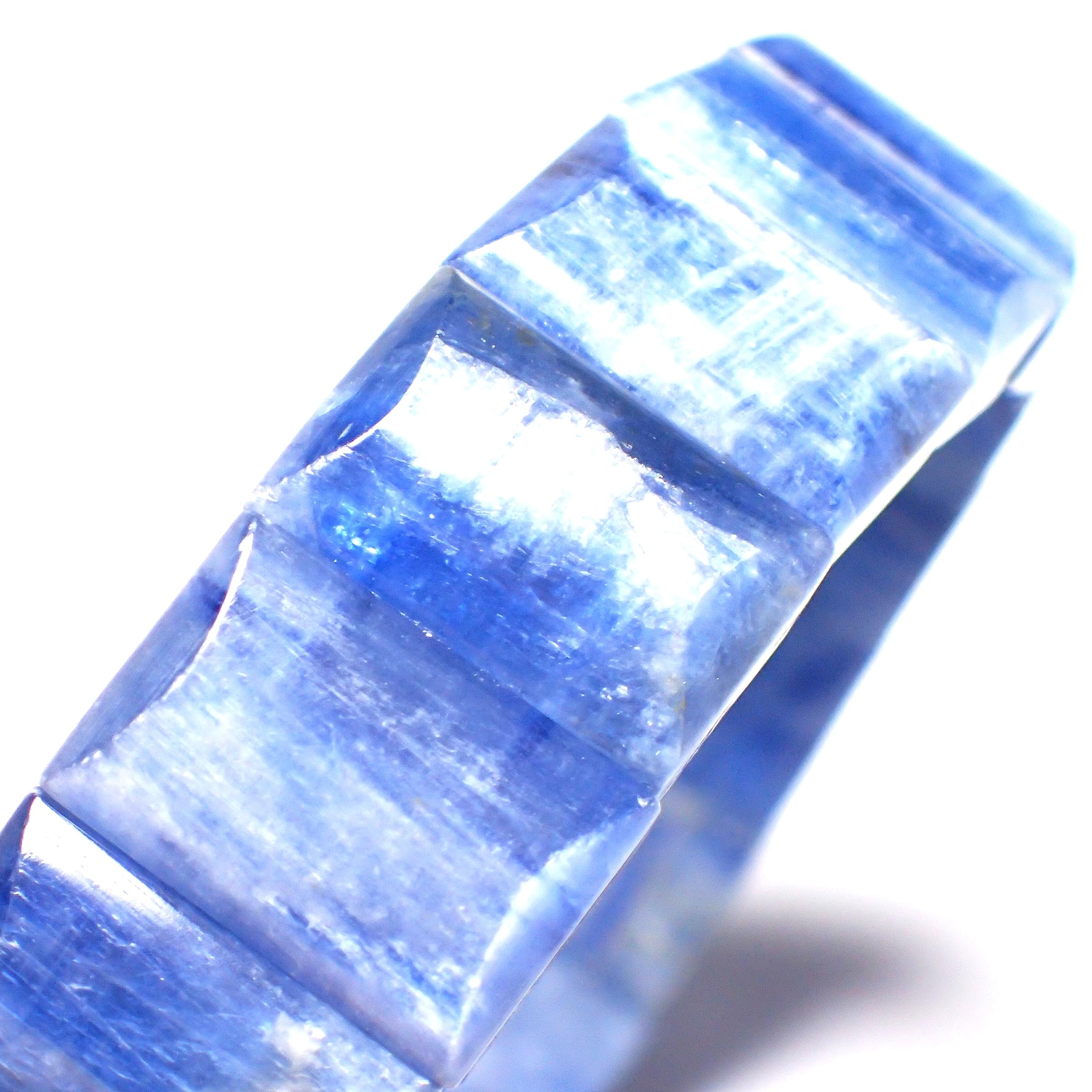 

Браслет из натурального кианита [Камень счастья] Высокое качество синий