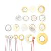 Piezoelectric Ceramic Buzzer with Aluminum Solder & Copper Lead, Diameter Options: 12/15/18/20/27/35/50MM