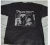 Camiseta unisex negra de manga corta para gira de Aphex Twin