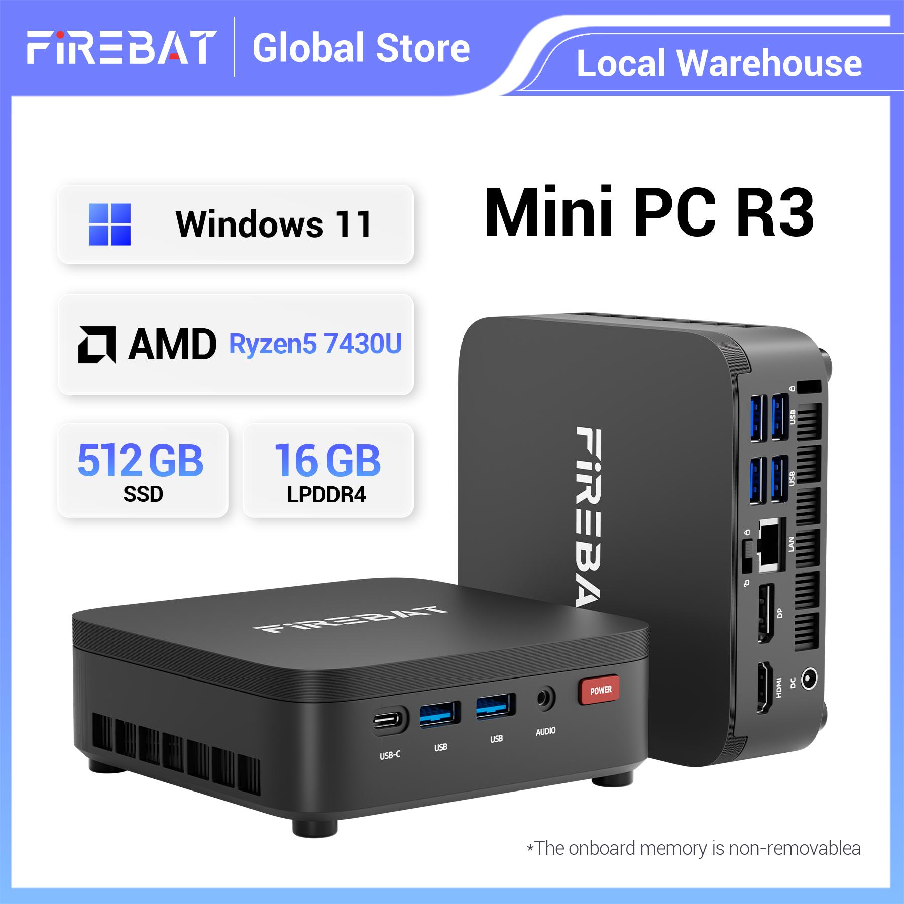 FIREBAT R3 Mini PC AMD Ryzen