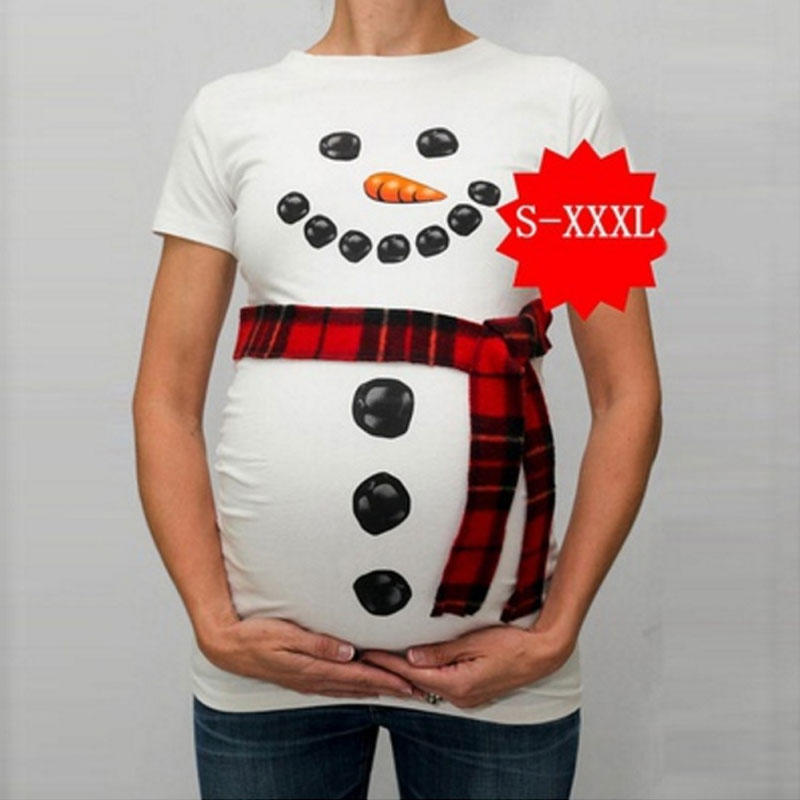 Print Blouses Maternity Ladies 