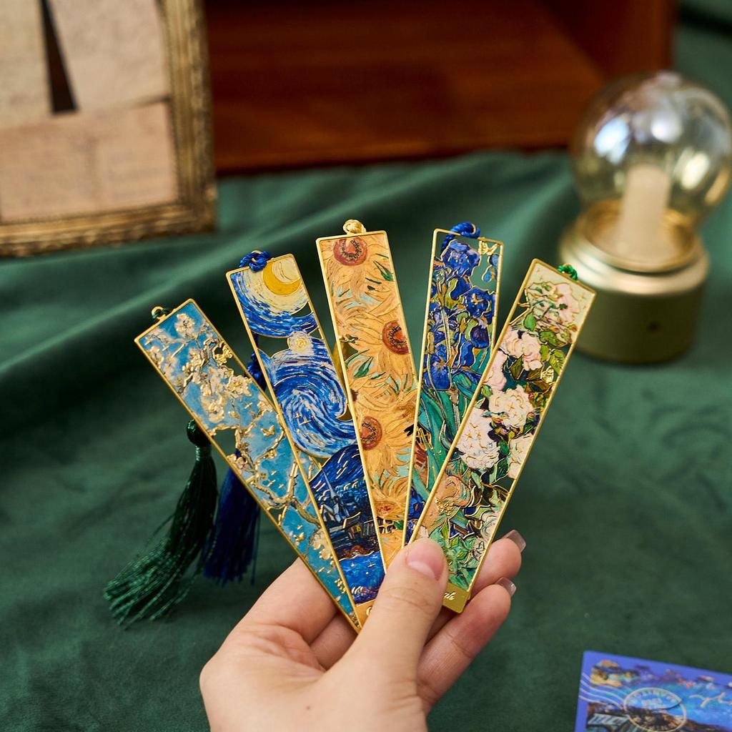 Zaomo Retro Art Metal Bookmark - Famous Painting Series