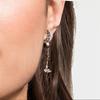 Swarovski Symbolica Stars and Moon Artificial Crystal Earrings Women's Blue 5489533