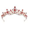 Hochzeit Haar Tiara Kristall Braut Tiara Krone Silber Farbe Diadem Schleier Tiaras Hochzeit Haarschmuck Kopfschmuck Kopfschmuck