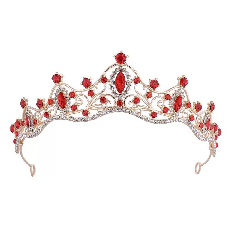 Hochzeit Haar Tiara Kristall Braut Tiara Krone Silber Farbe Diadem Schleier Tiaras Hochzeit Haarschmuck Kopfschmuck Kopfschmuck