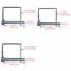10Pcs Pull Ring Square Locking Pin Square Shaft Quick-Release Pin  Auto Car Trailer