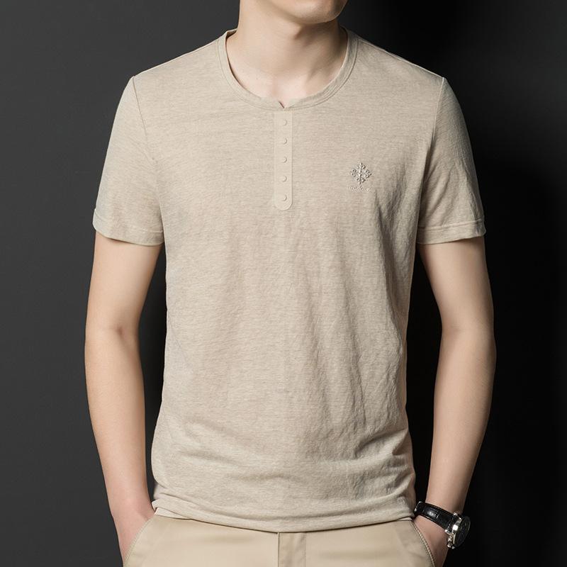 Новая летняя мужская свободная футболка с короткими рукавами — фото 3