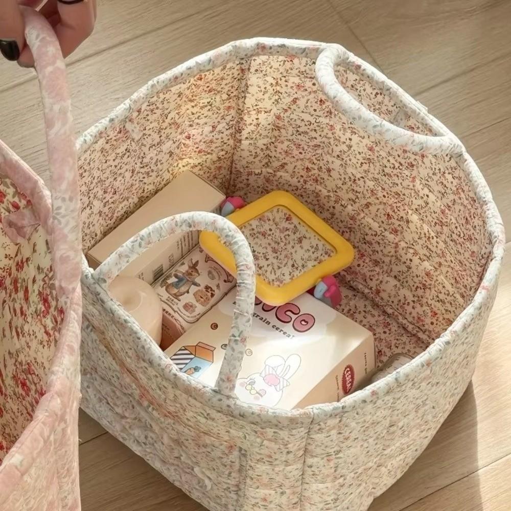 Multifunctional Dirty Clothes Basket Foldable Storage Handbag Fashionable Storage Artifact
