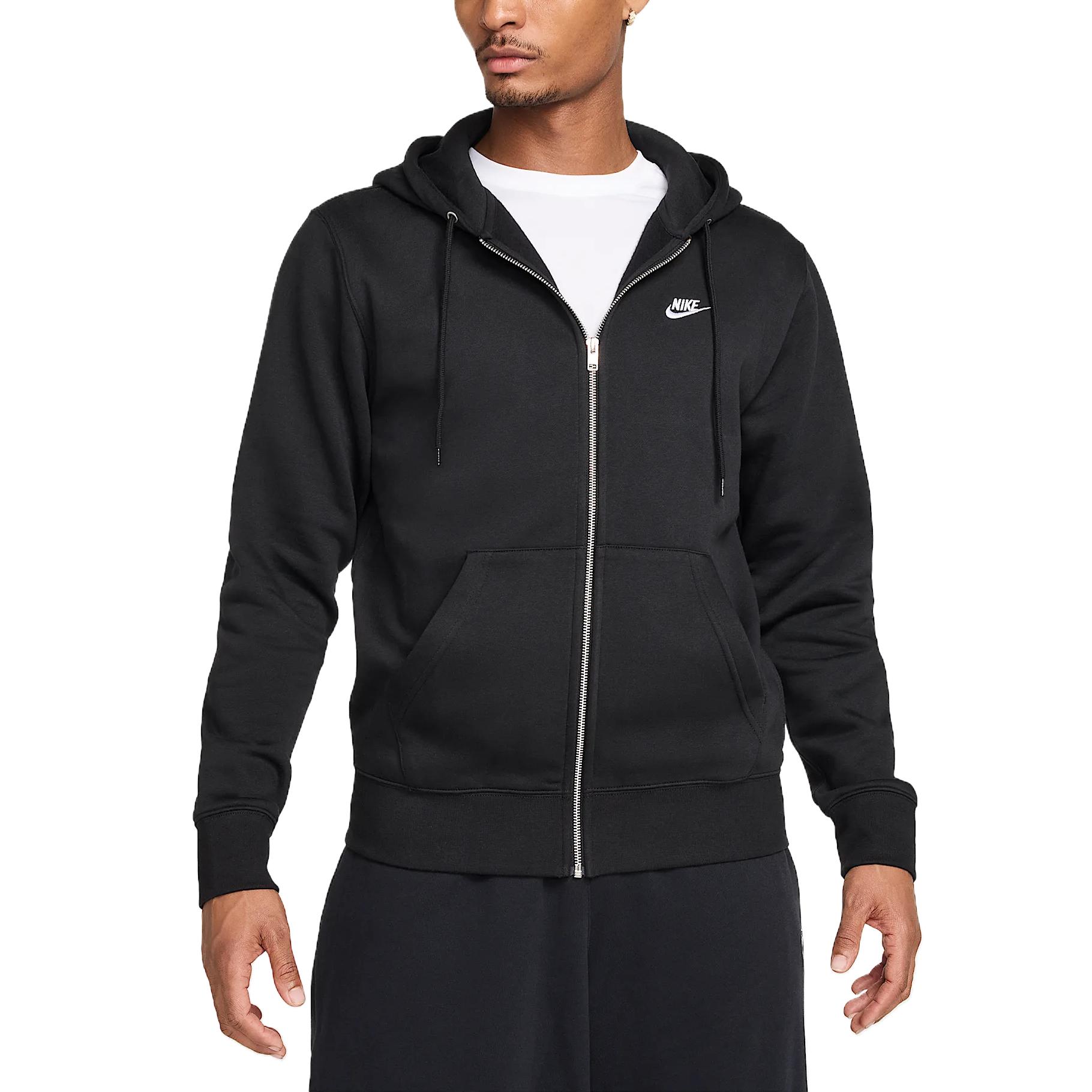 Nike Club Men s Full-Zip Fleece Hoodie FN3861-010 2XL